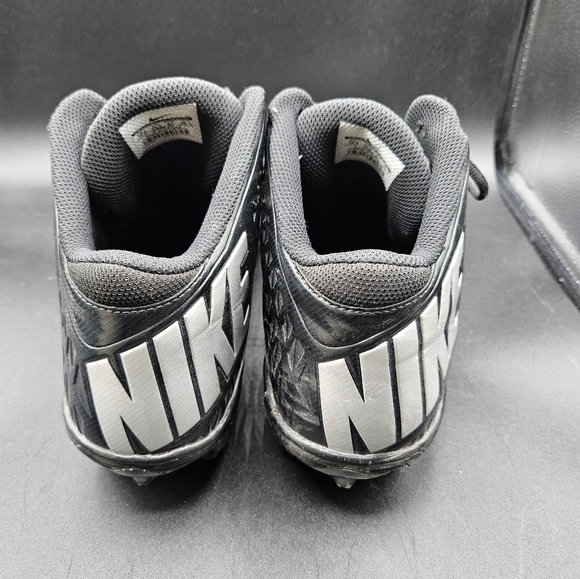 Nike CODE PRO Black, Silver Large Logo, Mens Cleats, Sz 12.5 - Picture 3 of 10